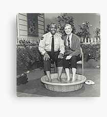 Mister Rogers and Officer Clemmons Canvas Print