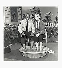 Herr Rogers und Offizier Clemmons Fotodruck