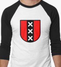 amsterdam triple xxx holland Netherlands Men's Baseball ¾ T-Shirt