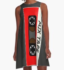 Vestido acampanado La cinta de mezcla I
