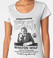 Better call Mr. Wolf Women's Premium T-Shirt