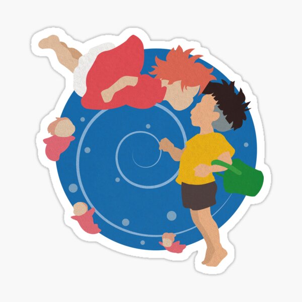 Ponyo Stickers | Redbubble