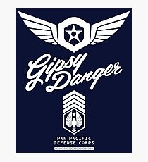 Gipsy Danger (White) Photographic Print