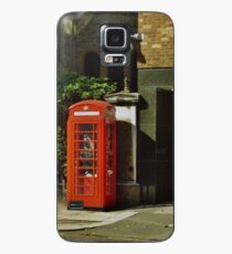 Red Telephone Box Case/Skin for Samsung Galaxy