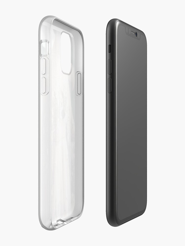Coque iPhone « Dame gracieuse en rayures », par matildecos