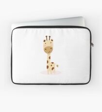 Baby Giraffe mit rosa Wangen Laptoptasche