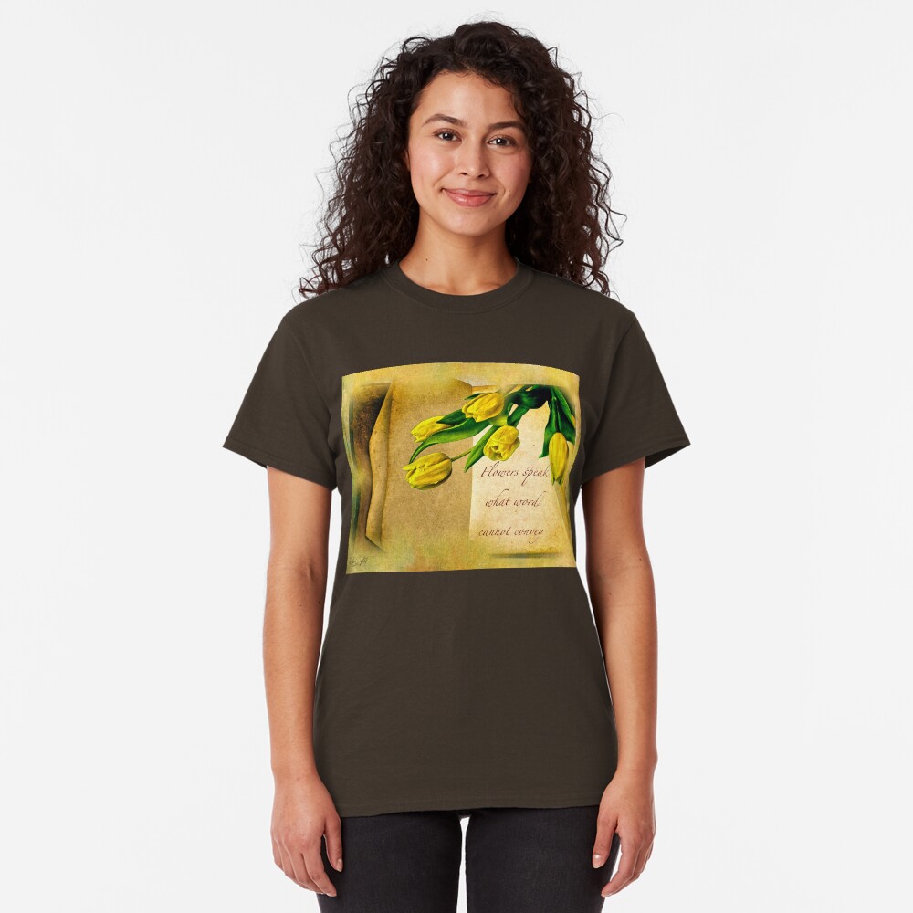 When Words Fail You - Send Flowers Classic T-Shirt