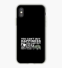 Vinilo o funda para iPhone No puedes comprar felicidad Compra puedes comprar un jeep