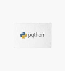 Python Program Language Logo Design Art Board