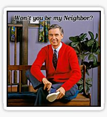 Ich bin nicht mein Nachbar - Mr. Rogers Sticker