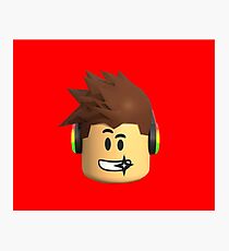 Roblox Wall Art Redbubble - kid face photographic print