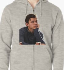 tom holland Zipped Hoodie