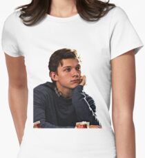 tom holland Women's Fitted T-Shirt