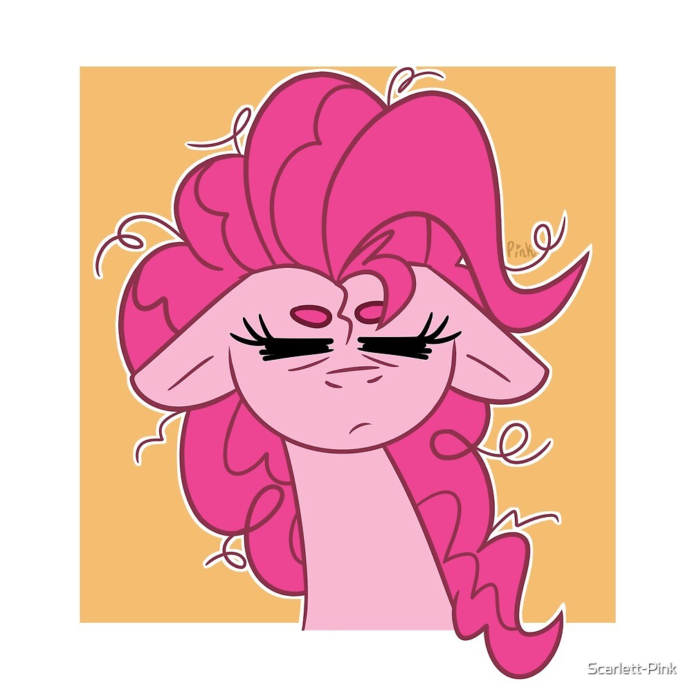 "Tired Pinkie Pie" by ScarlettPink Redbubble