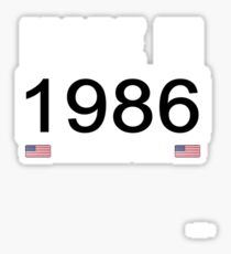 Made In 1986 Limited Edition Legend - Birthday Gift For D.O.B 1986 Born In 1986 Sticker