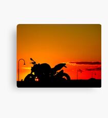 Streetfighter Sunset Canvas Print