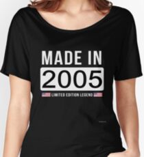Made In 2005 Limited Edition Legend - Birthday Gift For D.O.B 2005 Born In 2005 Women's Relaxed Fit T-Shirt