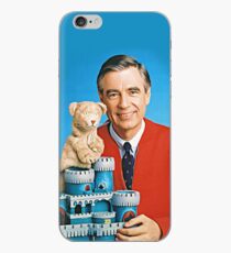 Mr Rogers and Daniel Striped Tiger Illustrated iPhone Case