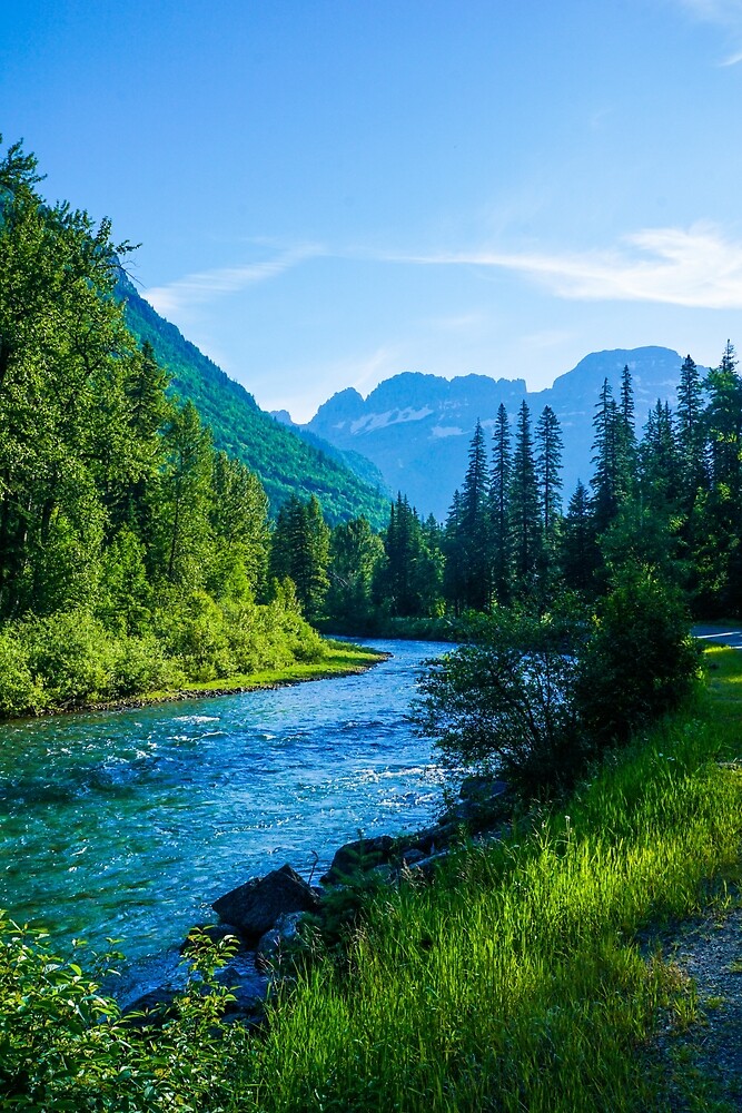 "Whispering WatersGlacier National Park" by Ian Phares Redbubble
