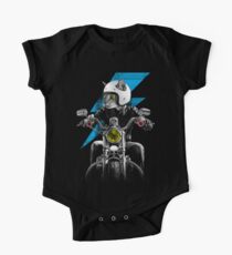 Biker Cat One Piece - Short Sleeve