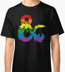 DnD Rainbow LGBTQ+ Flag Classic T-Shirt