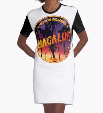 Magaluf, Magaluf t shirt, Magaluf sticker, Spain, with palmtrees Graphic T-Shirt Dress