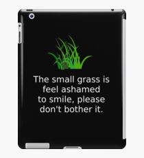 Bad Translation for Keep Off The Grass iPad Case/Skin