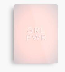 GRL PWR Metal Print