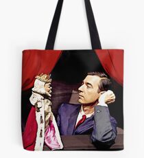 King Friday and Mister Rogers Tote Bag