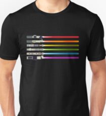 Lightsaber Rainbow Unisex T-Shirt