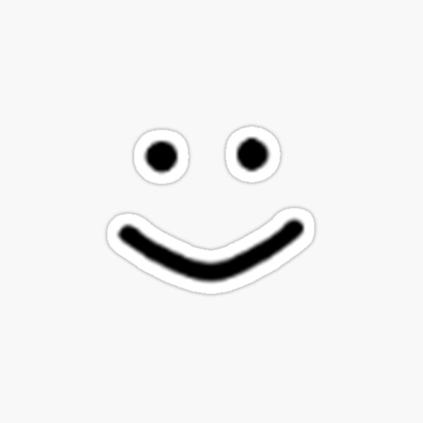 Roblox Face Stickers Redbubble - roblox song oof free face roblox youtube