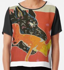 Volcanic Chiffon Top