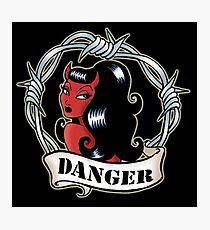 Danger Photographic Print
