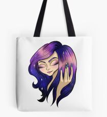 Galaxy hair Tote Bag