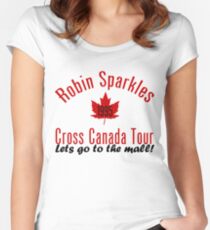 Let's go to the mall Women's Fitted Scoop T-Shirt