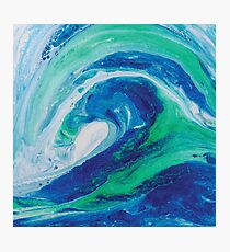 Wave Painting 1 Photographic Print