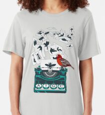 Alphabet de la vie T-shirt ajusté