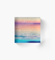 Breathe - Life Reminders Acrylic Block