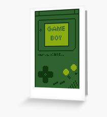 Retro Game Boy Greeting Card