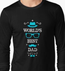 Father's Day worlds best dad Long Sleeve T-Shirt