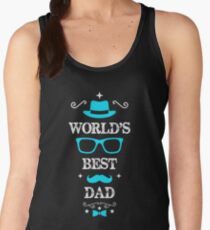Father's Day worlds best dad Women's Tank Top