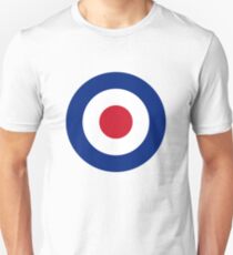 Mod - Classic Roundel - Bullseye Archery Target Slim Fit T-Shirt