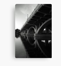 Under the bridge Canvas Print