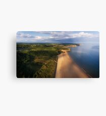 Aerial view of Oxwich Bay Canvas Print