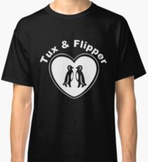 Tux And Flipper Classic T-Shirt