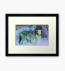 Grey Wolves Framed Print