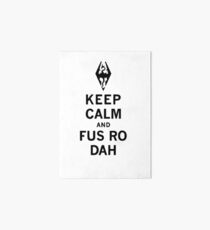 Keep Calm Skyrim Art Board