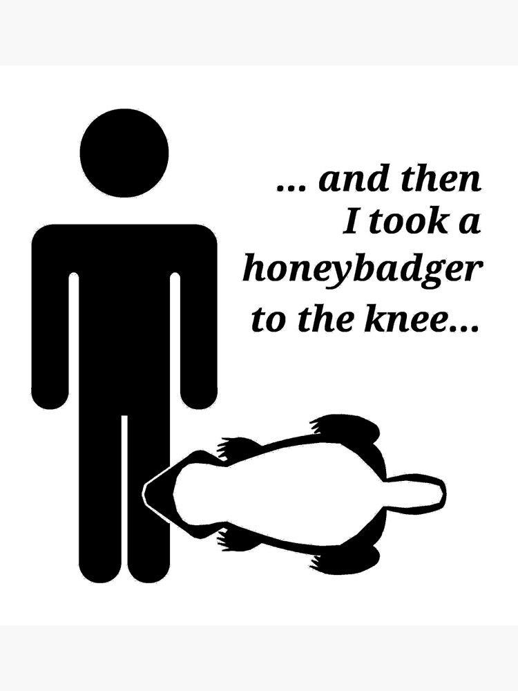 Honeybadger to the Knee by Butzengear