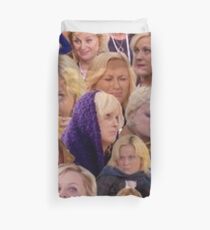 Leslie Knope Collage Duvet Cover
