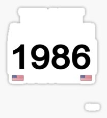 - The Best Are Born In 1986 Limited Edition Legend Year Old - Birthday Gift Sticker